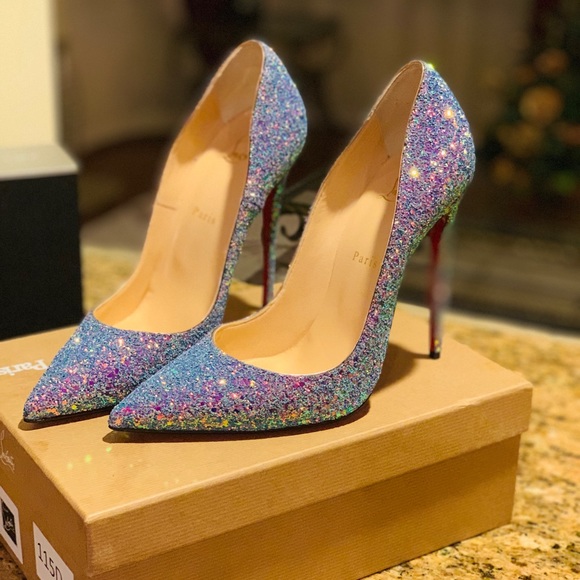 Christian Louboutin Shoes - Christian Louboutin So Kate 120 Glitter Dragonfly